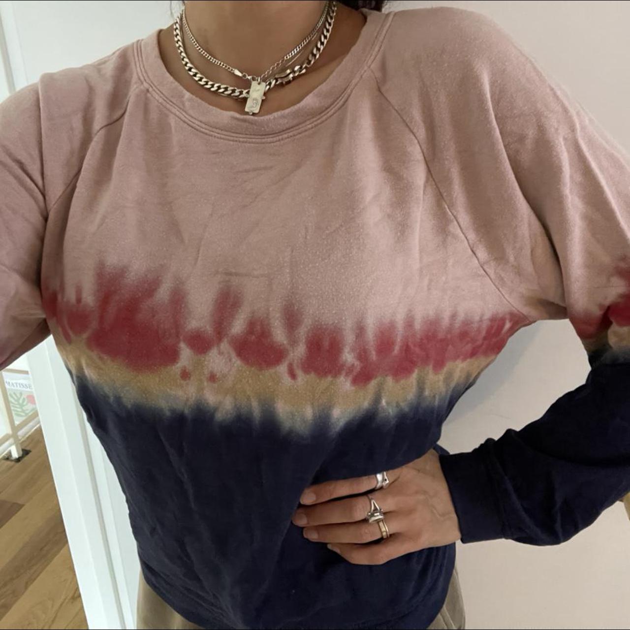 Women's Pink and Blue Sweatshirt (3)