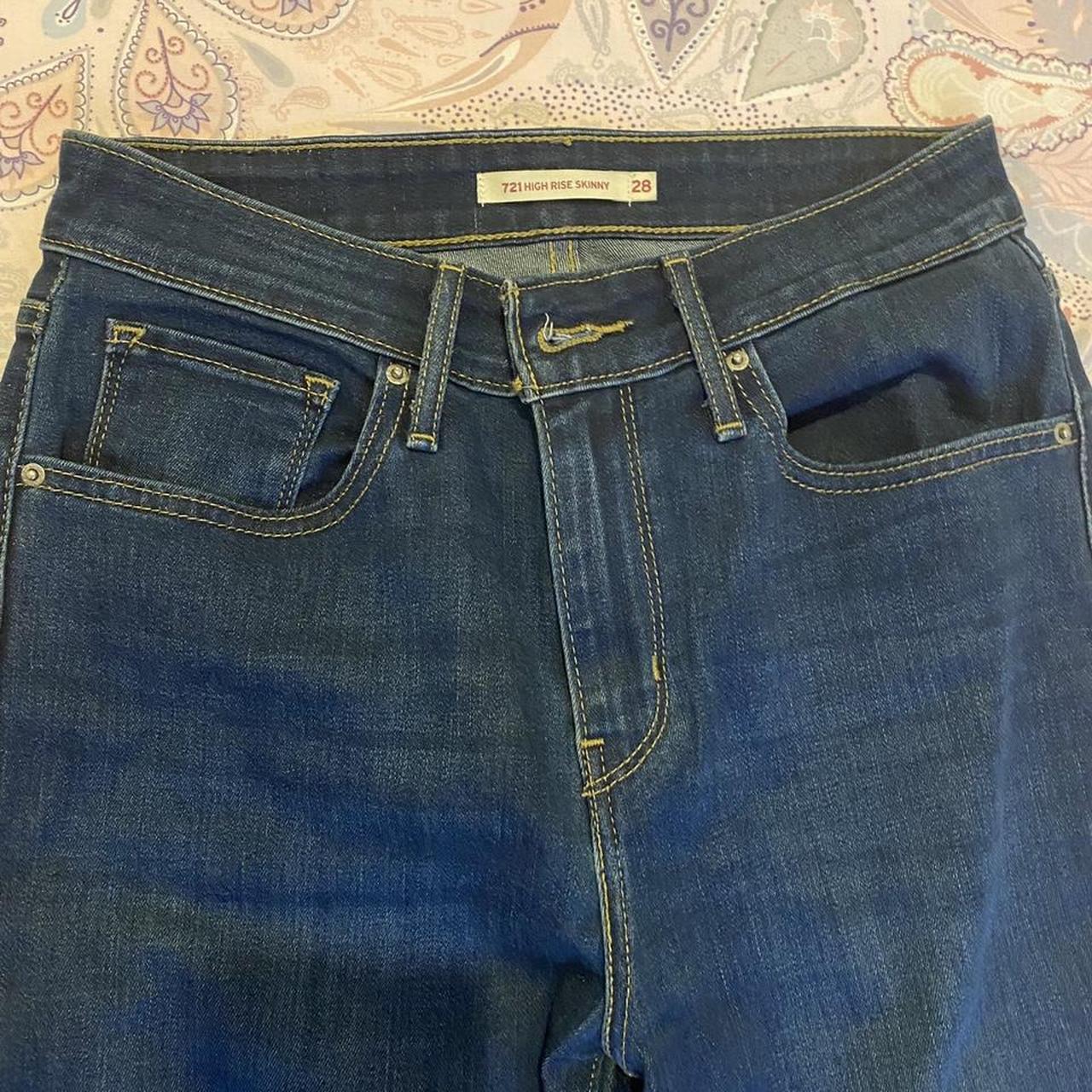 Authentic dark wash levis jeans! High waisted, very... - Depop