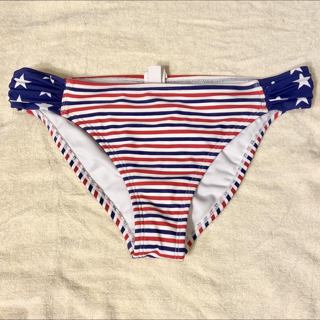 red white and blue bikini bottoms