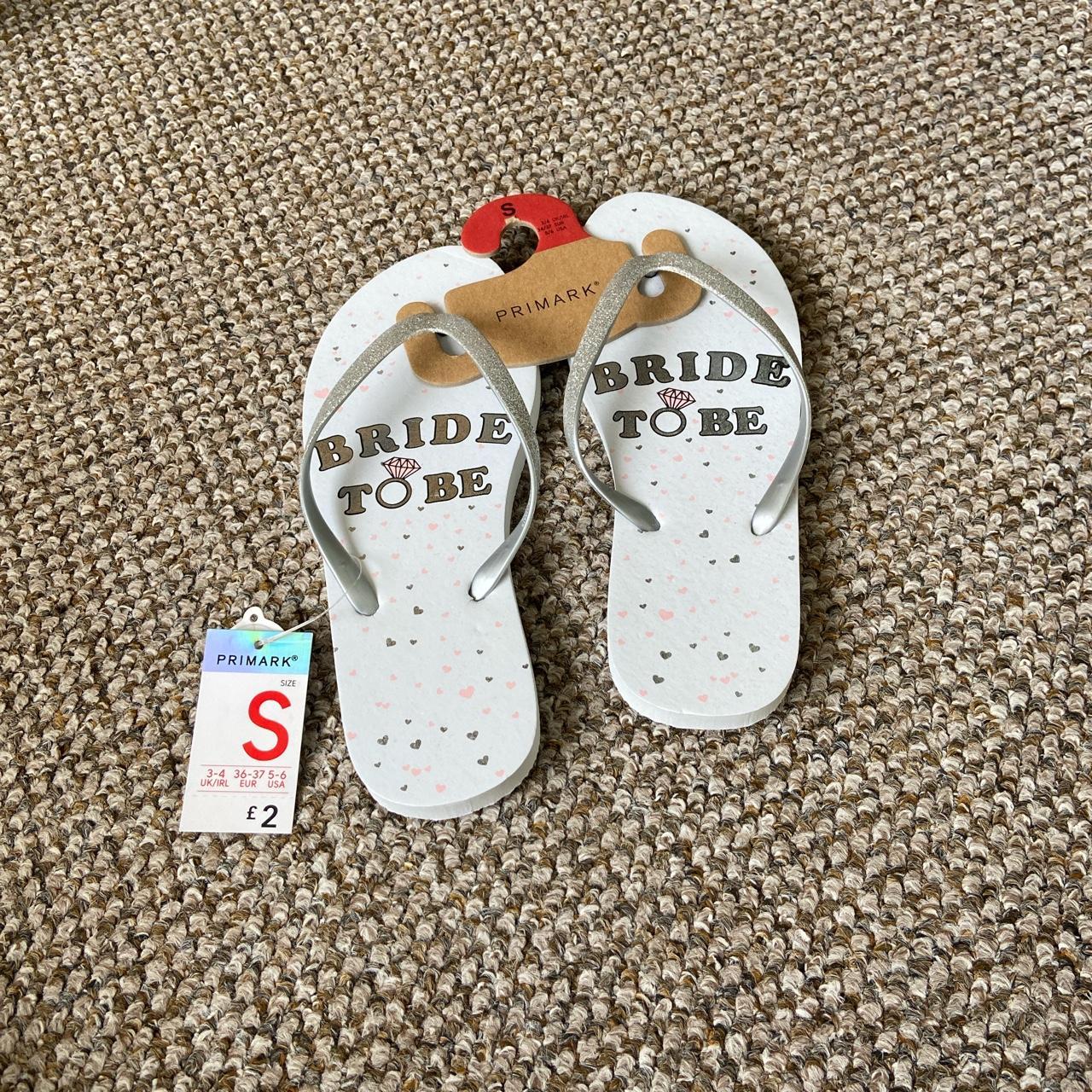 Bride flip flops primark online