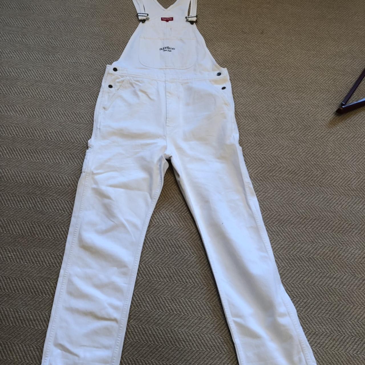 SUPREME DUNGAREES, Classic Logo, 8/10, Size L, (Not...