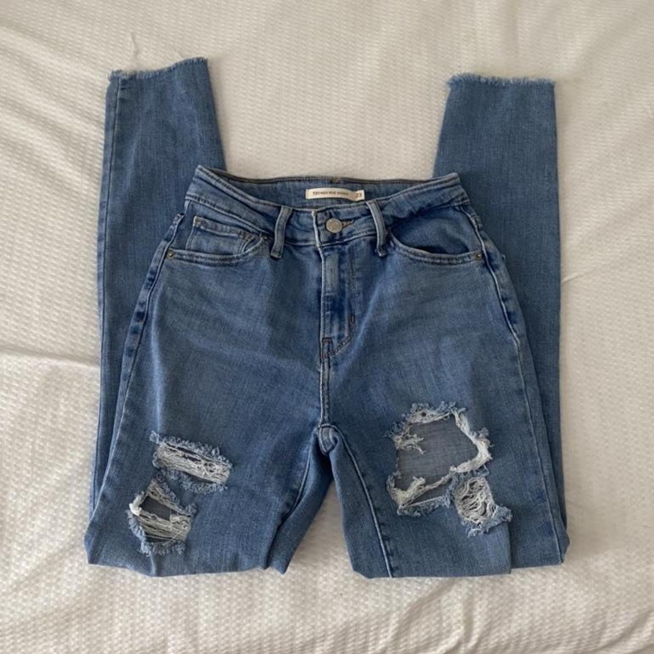 levis 721 ripped