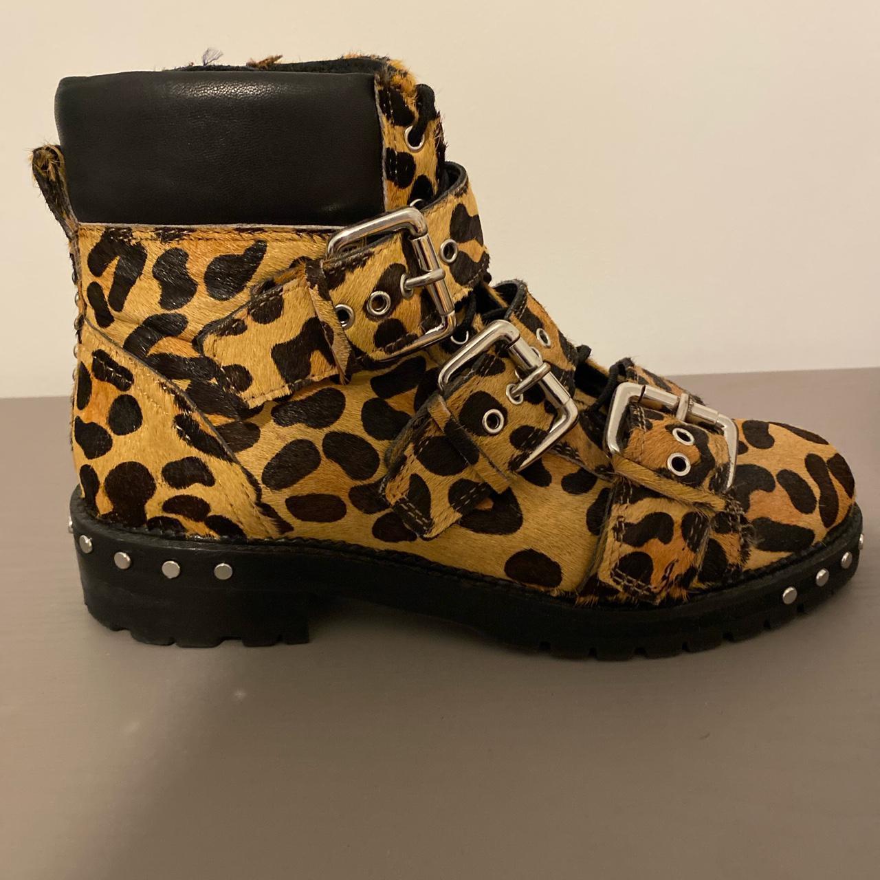 Topshop animal deals hiker boots