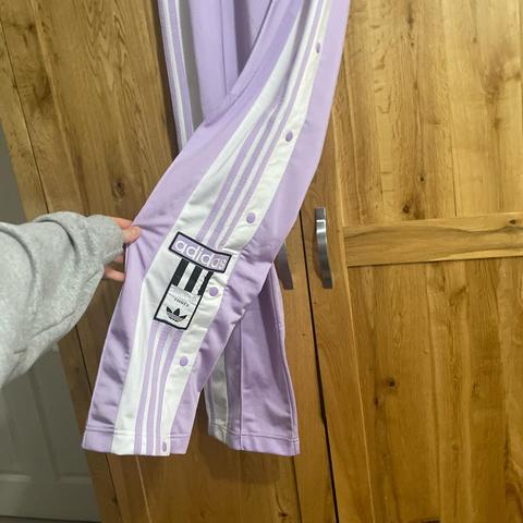 lilac adidas poppers