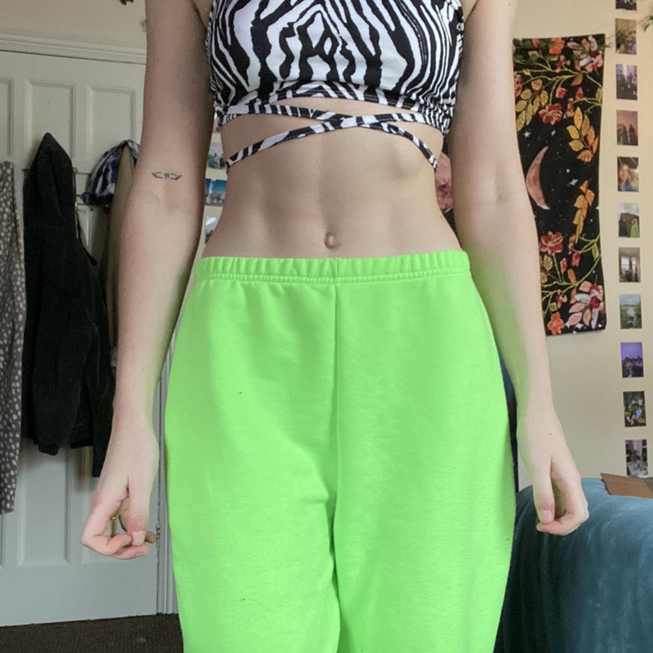 Womens sales neon joggers