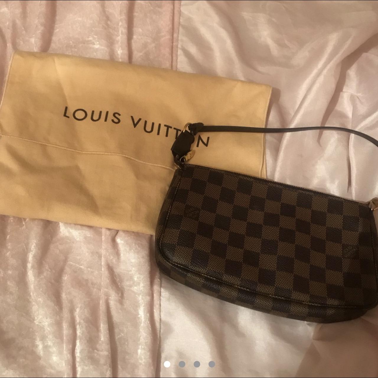 Louis Vuitton Trousse Damiere Ebene Pochette - Depop