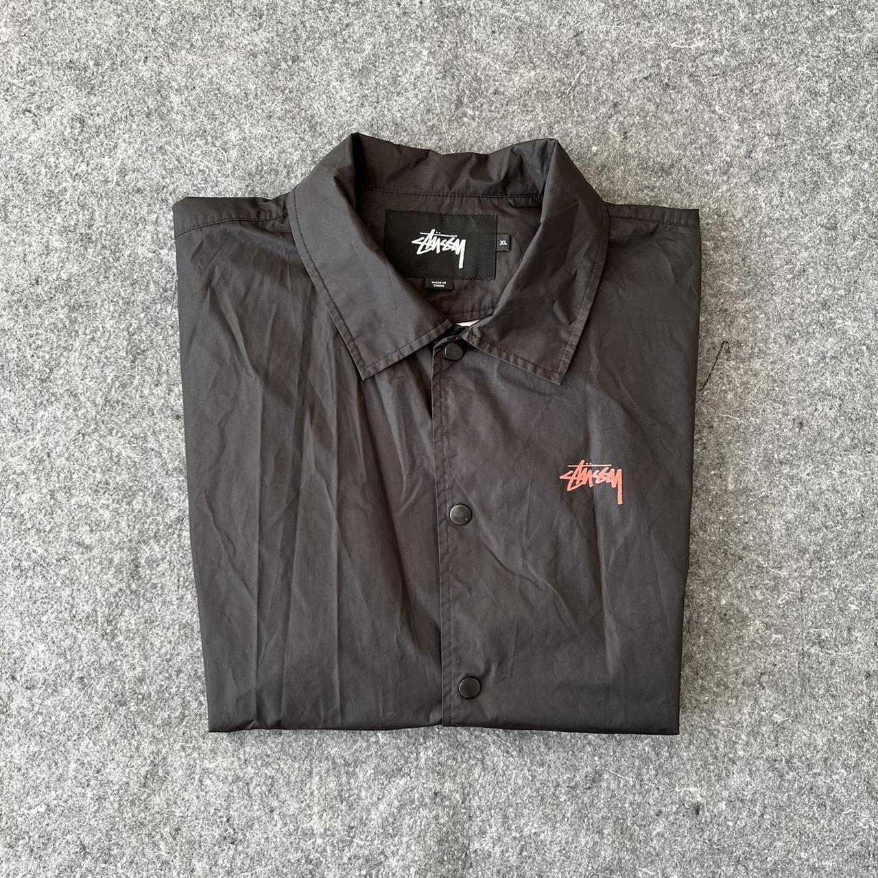 Stussy coach sale jacket black