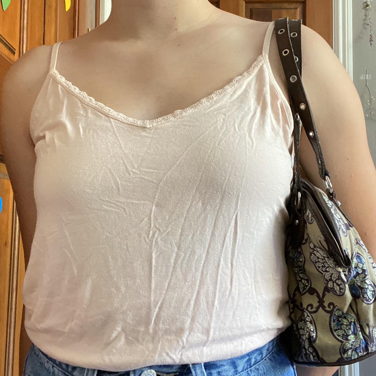 baby pink tank top! this is such a heavenly top, the... - Depop