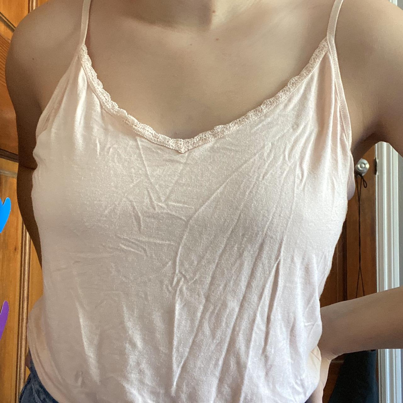 baby pink tank top! this is such a heavenly top, the... Depop