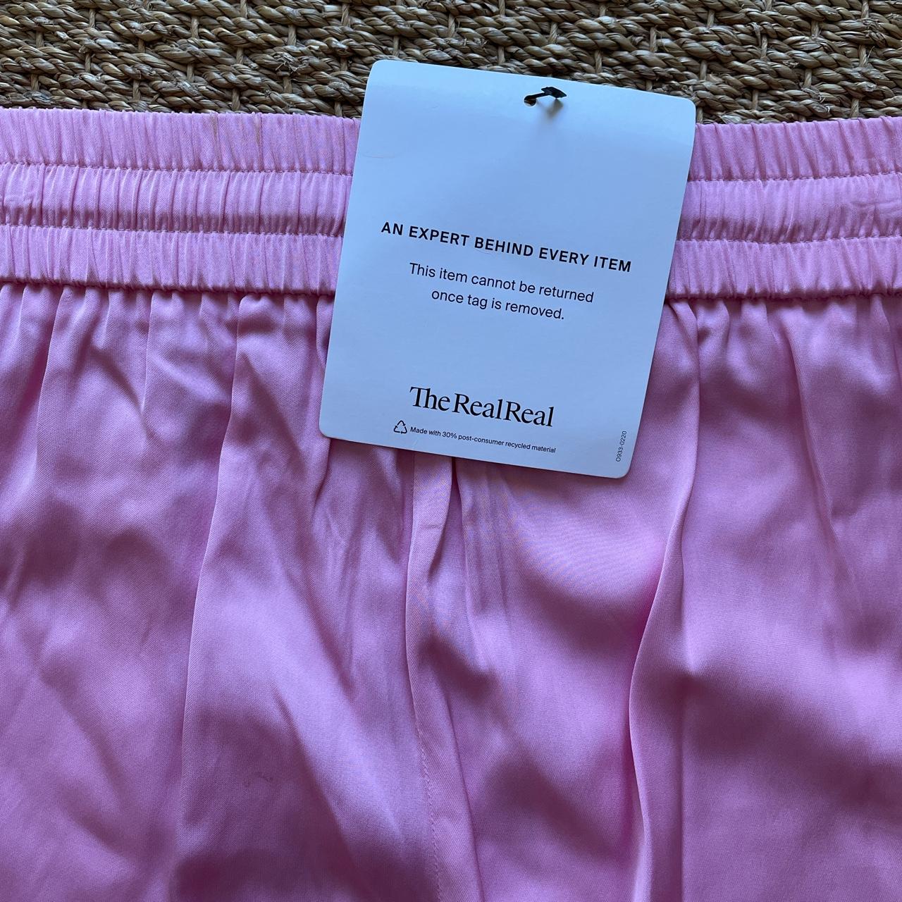 PINK SILKY MOSCHINO PANTS. Drawstring waist.... Depop