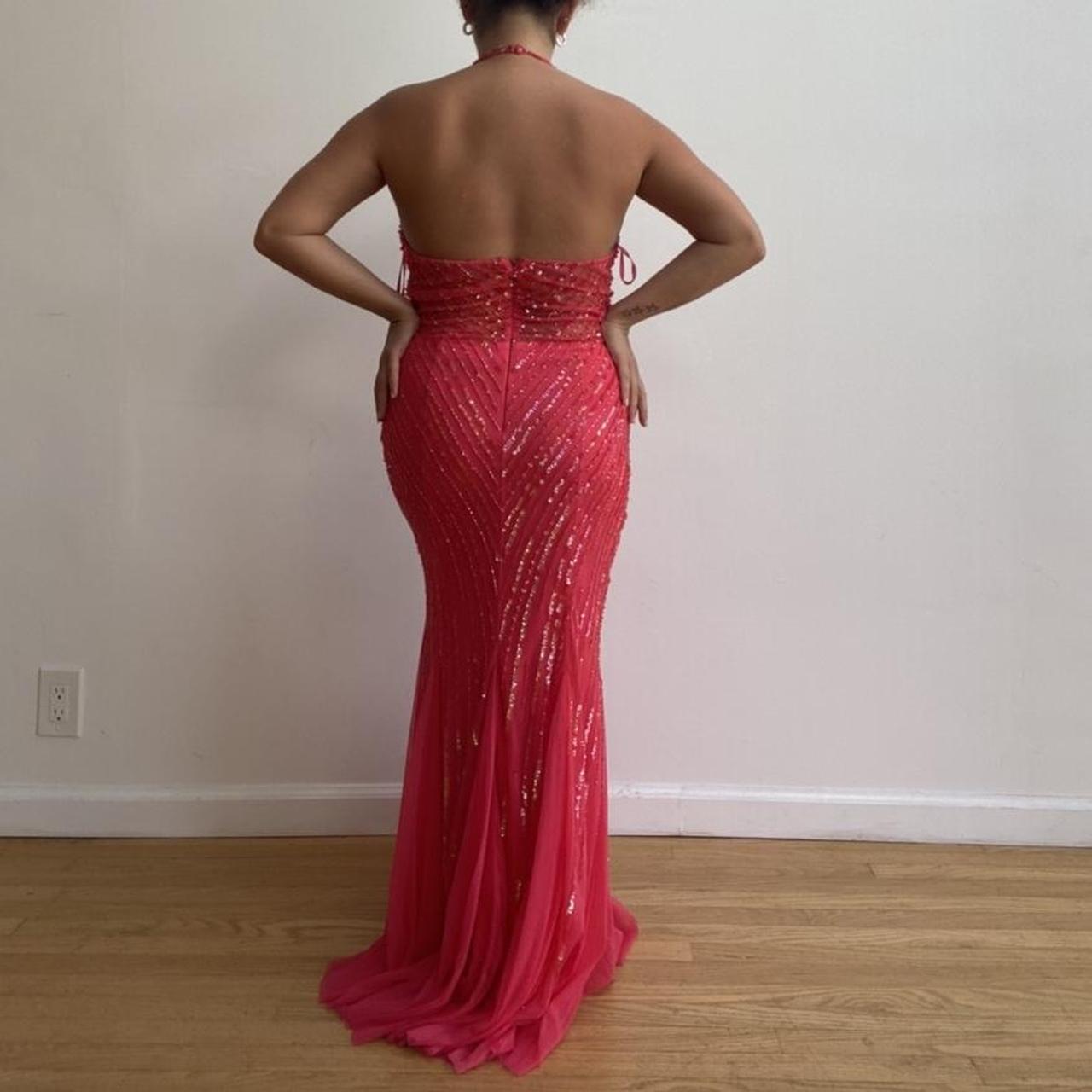 Cache Prom Dress Open Back