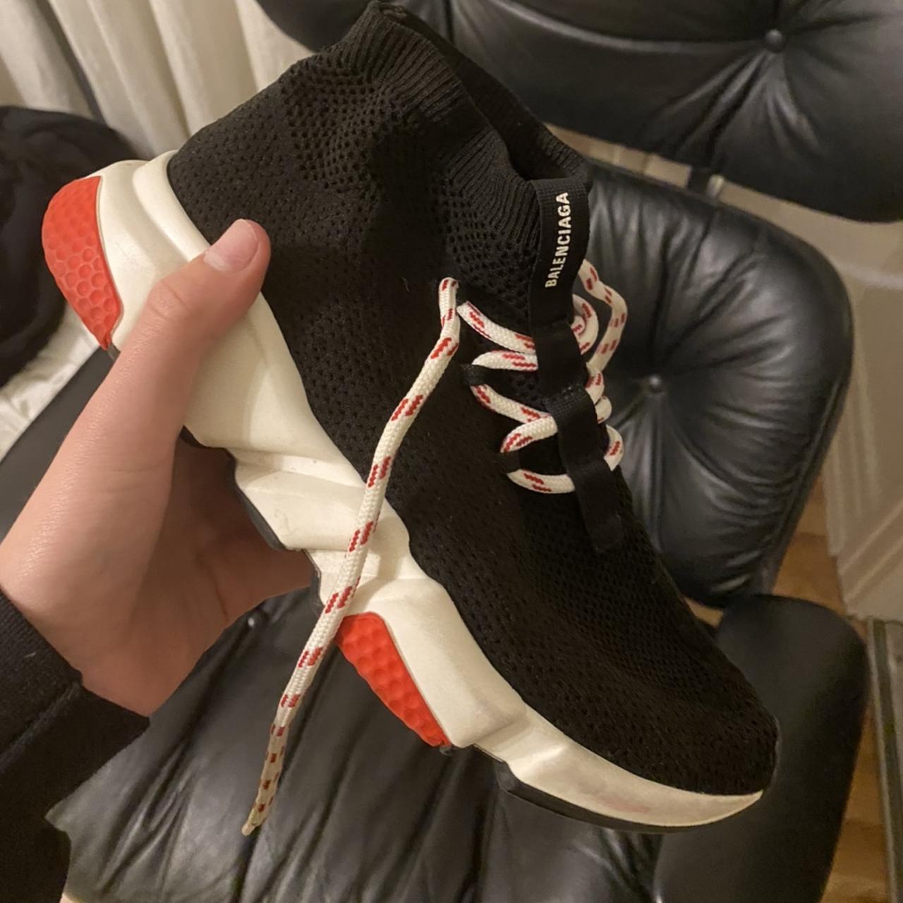 womens black balenciaga trainers