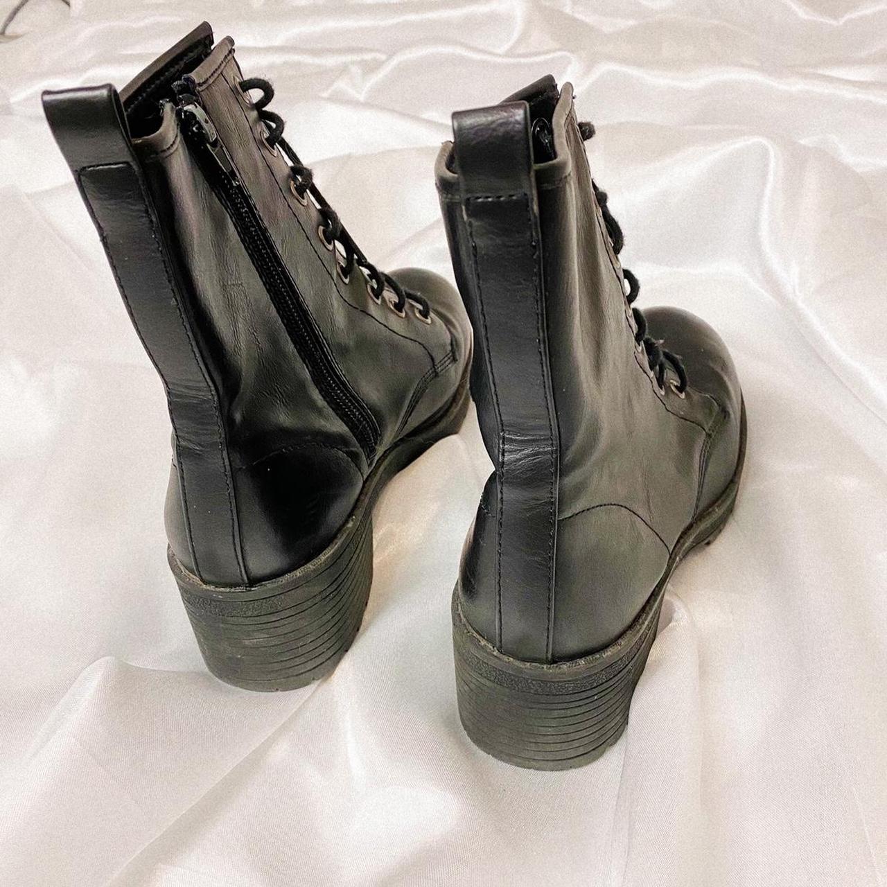 Madden Girl — heeled combat boots ♠️ such a classic... - Depop