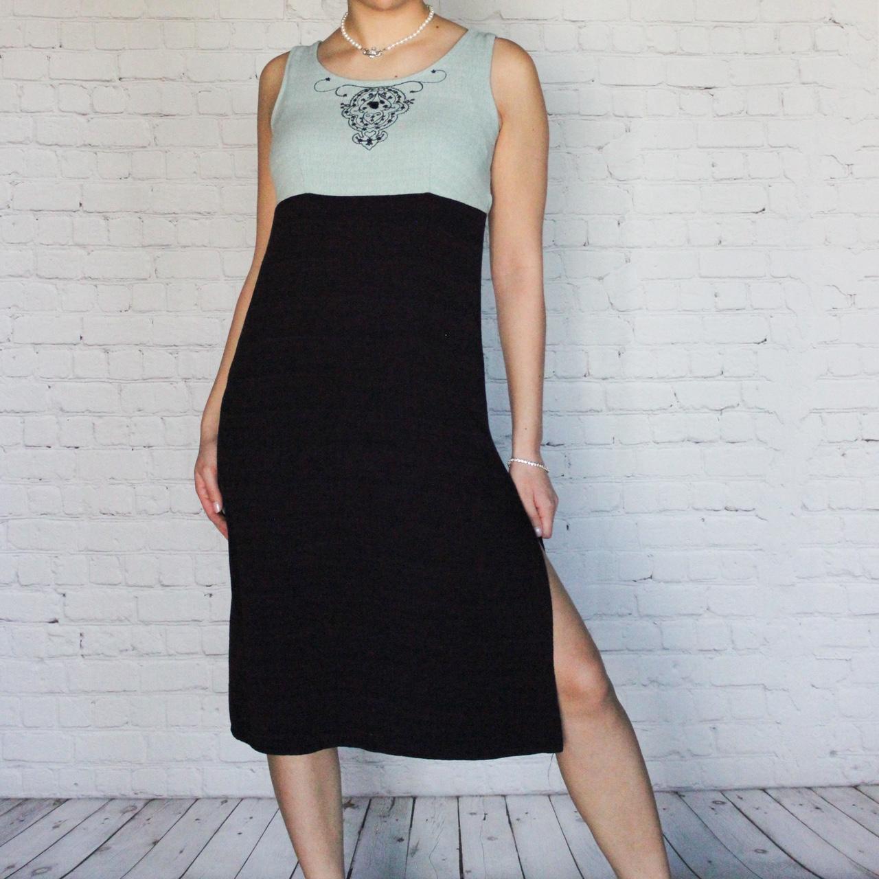 Blue Vintage Baby Doll Shift Dress Adorable... Depop