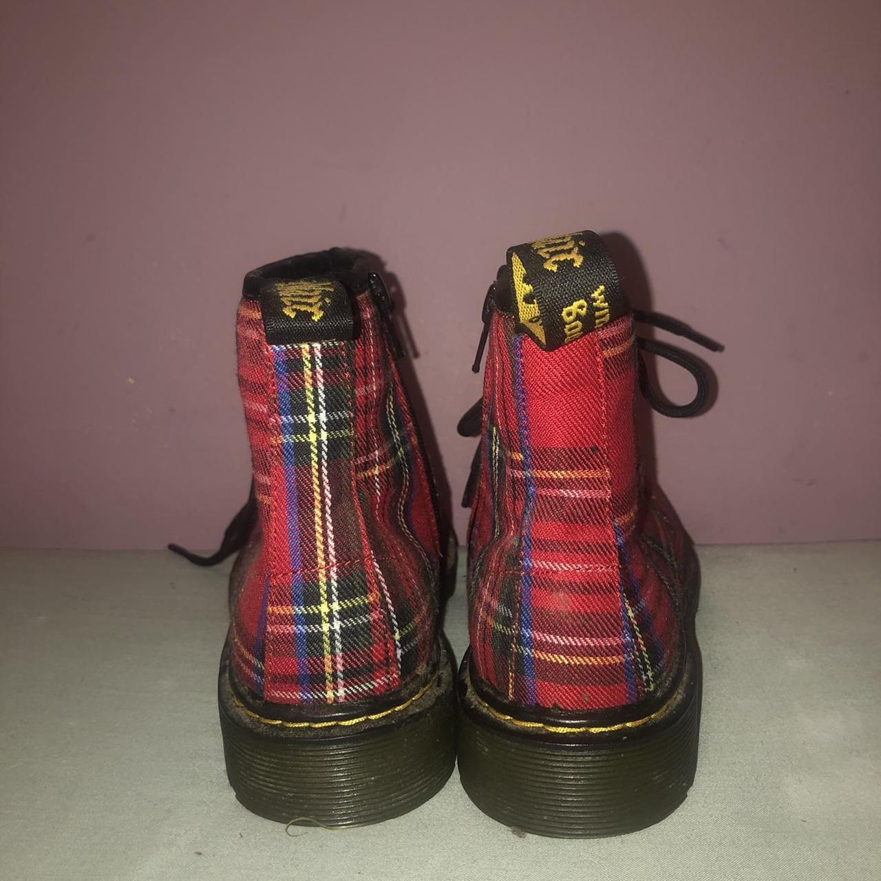 Plaid best sale doc martens