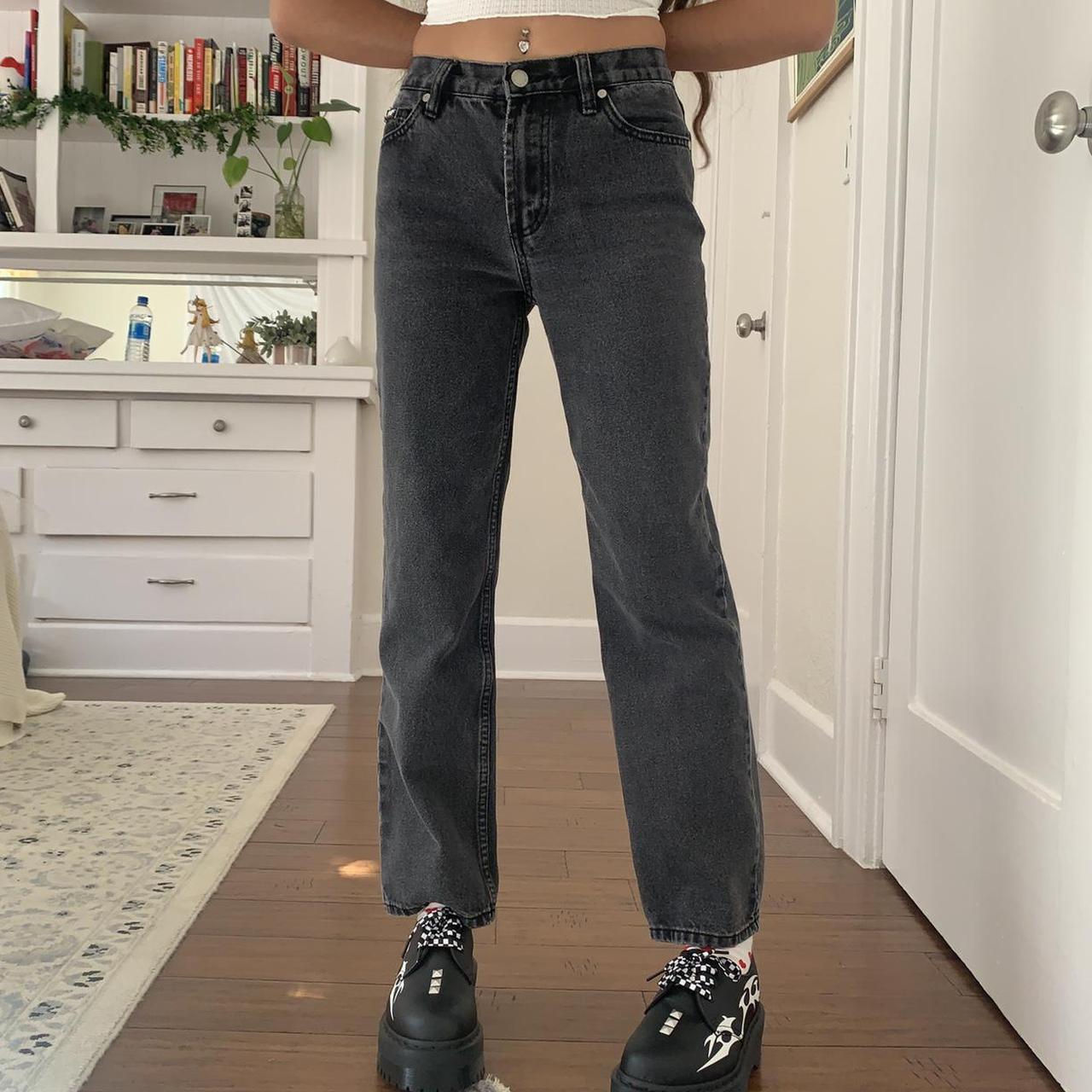 Unif str8 pants Perfect straight leg denim jeans... - Depop