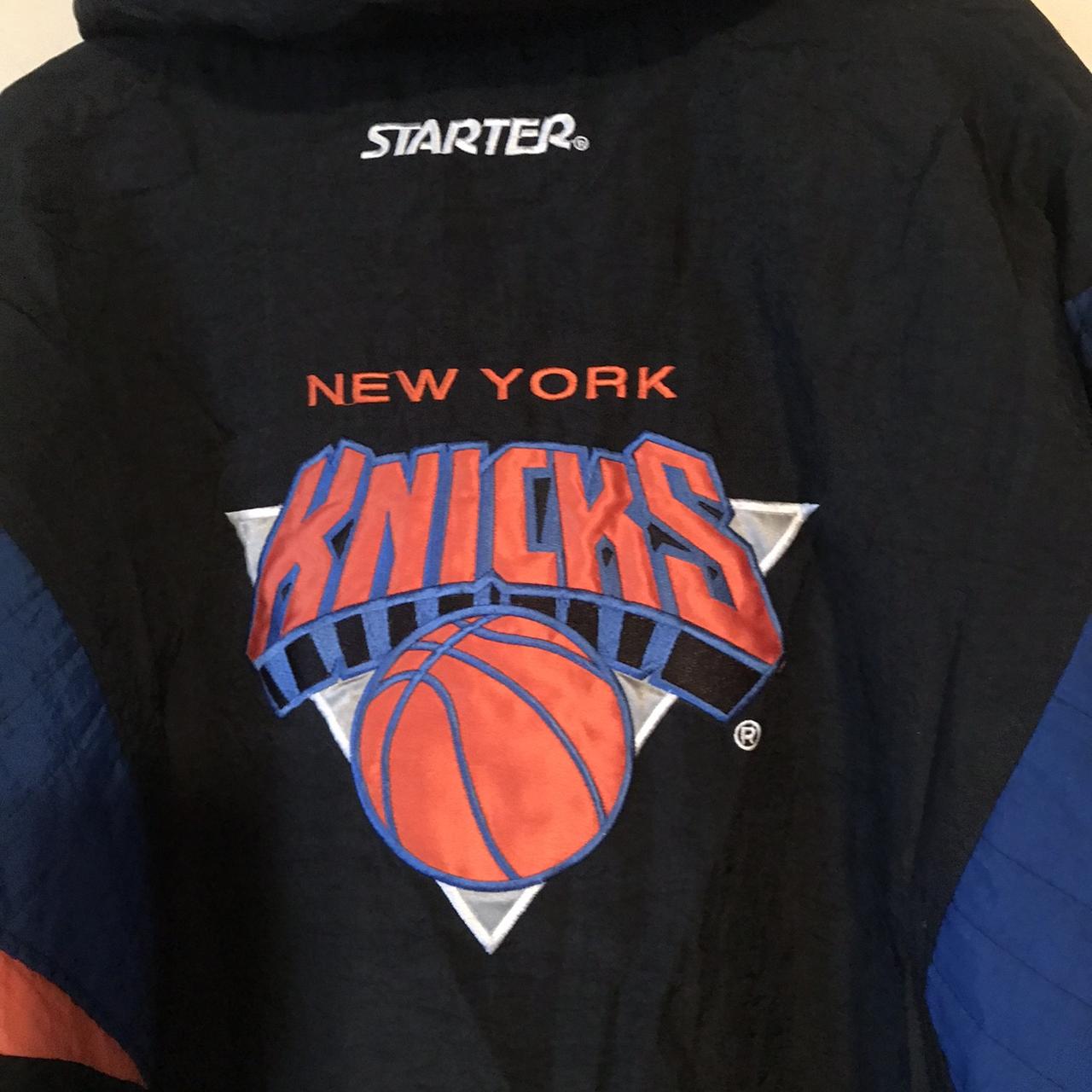 Vintage New York Knicks Jacket XL Starter NBA Retro | Depop