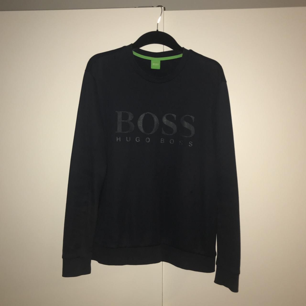 Hugo boss online jumper green