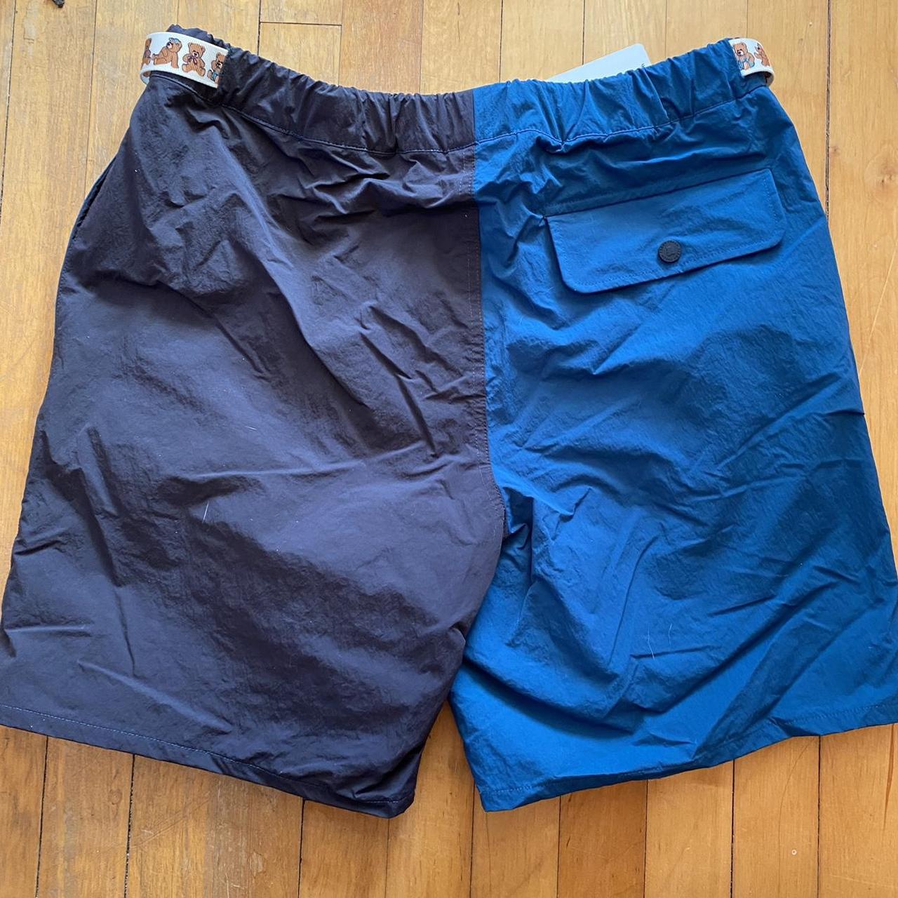 Teddy Fresh Block Nylon selling Shorts Black Blue