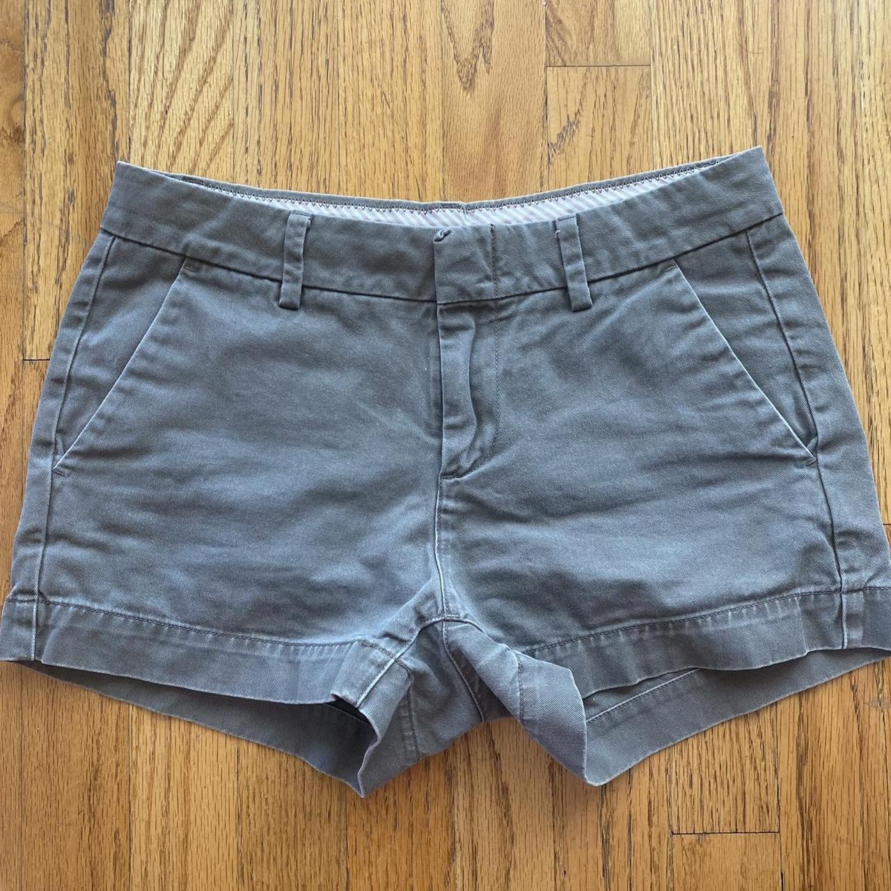 army greenish grey low rise shorts!! fits a size 2 :) - Depop