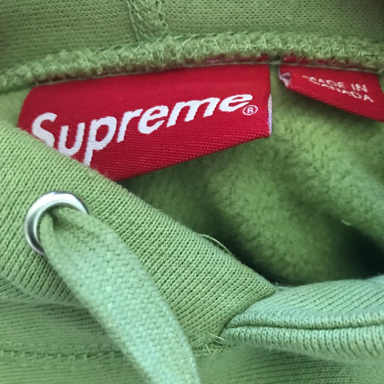 Sage green outlet supreme hoodie