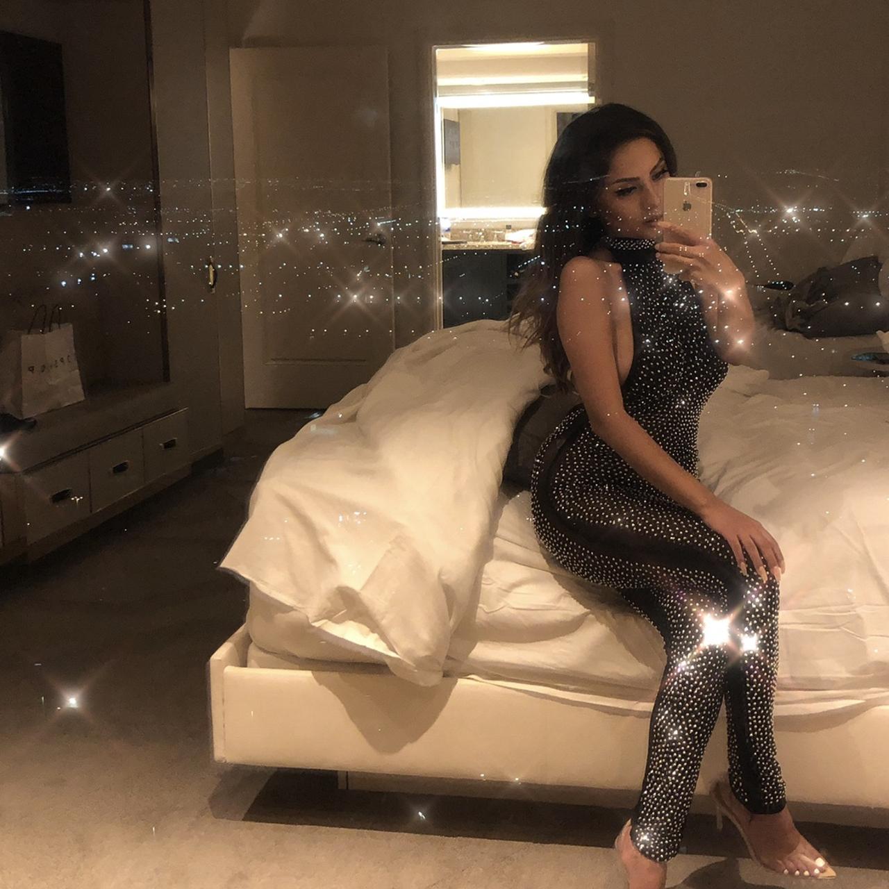 AMAZING SPARKLY JUMPSUIT FROM TOUCHDOLLS halter,... Depop