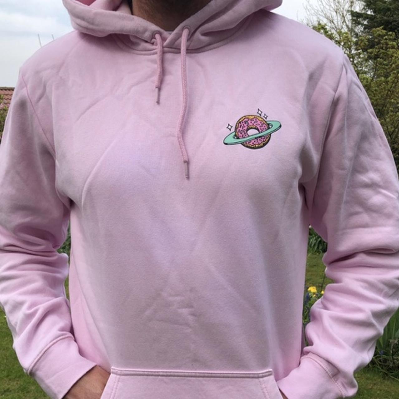 Men's Pink Hoodie Depop