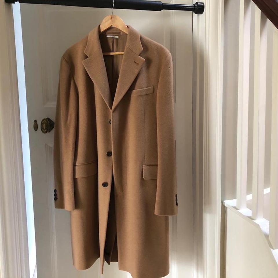 Prada camel discount coat