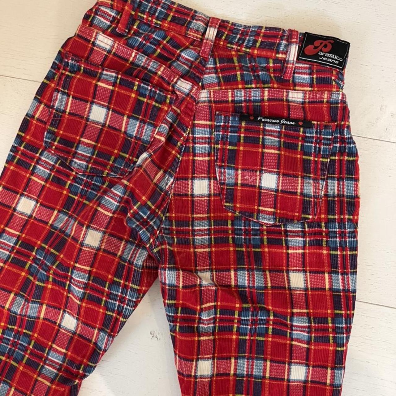 The most beautiful parasuco checked high waisted... - Depop