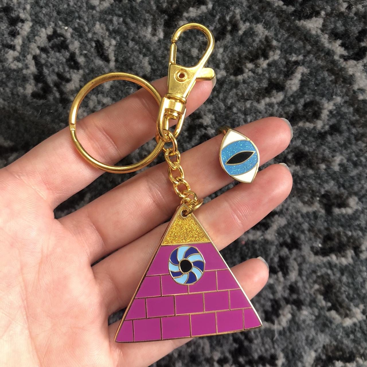 Illuminati keychain hot sale