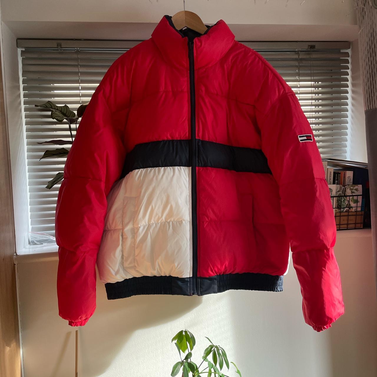 tommy jeans reversible puffer jacket