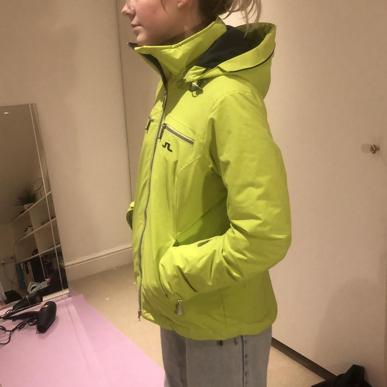 J Lindeberg Truuli 2L ski jacket lime green, such a... Depop