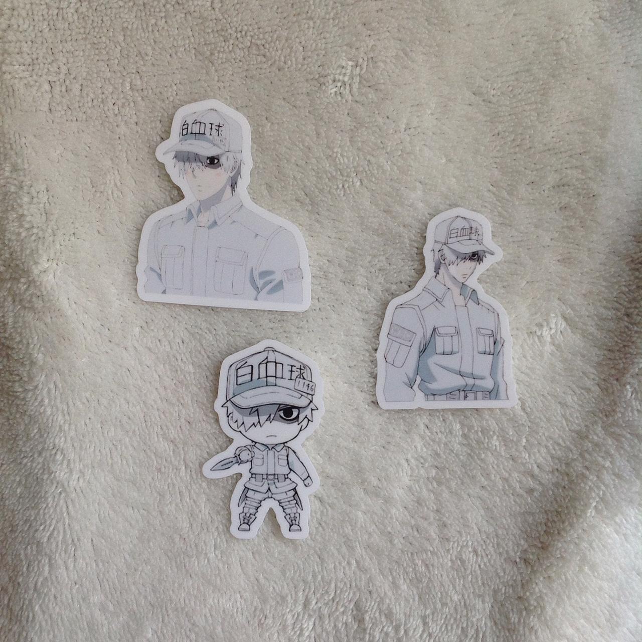 Cells at Workhataraku Saibou Sticker Set Waterproof 