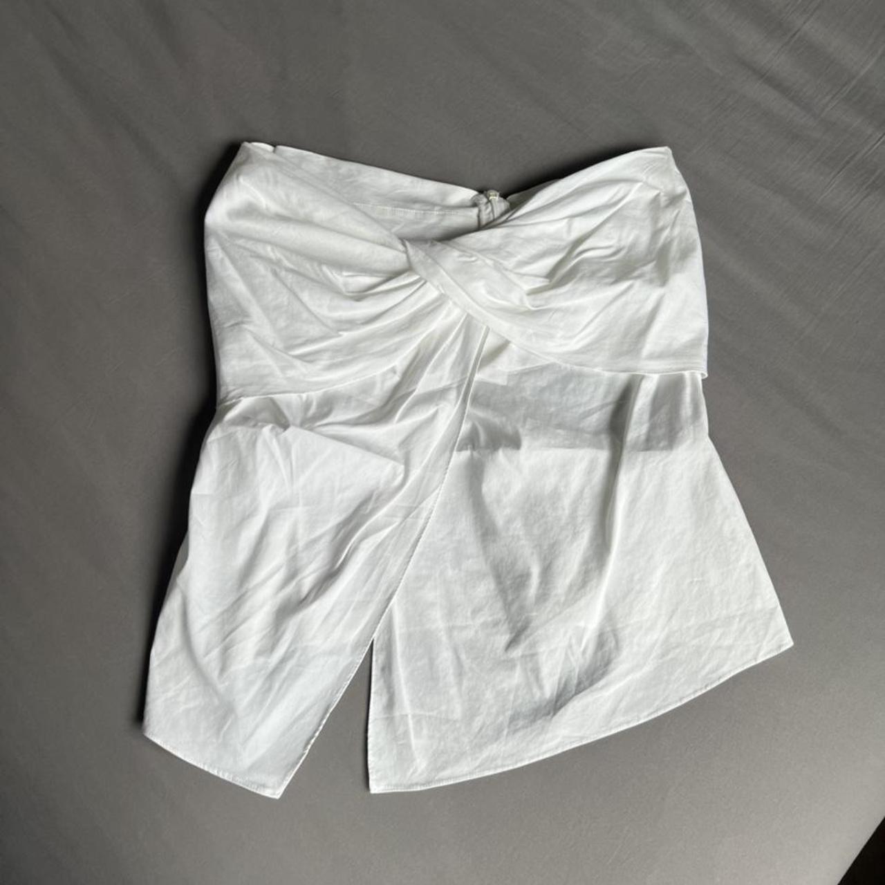 Zara Women's White Top Depop