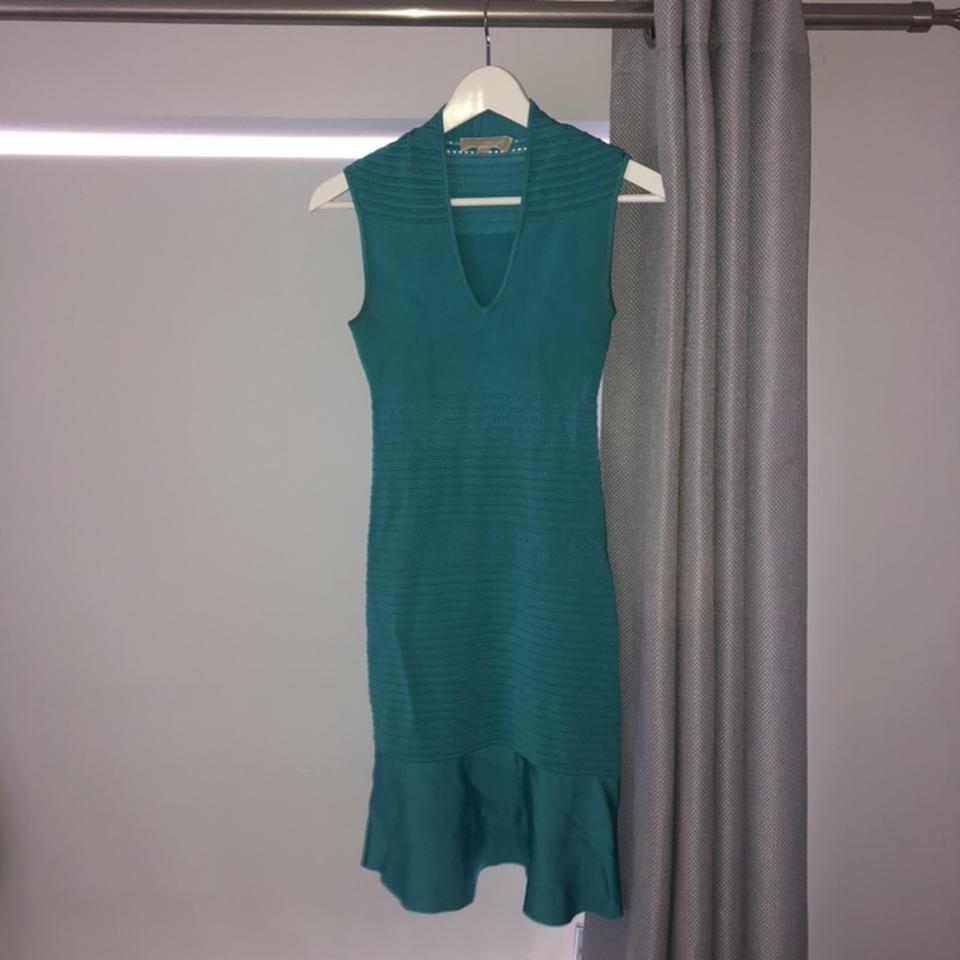 michael kors turquoise dress