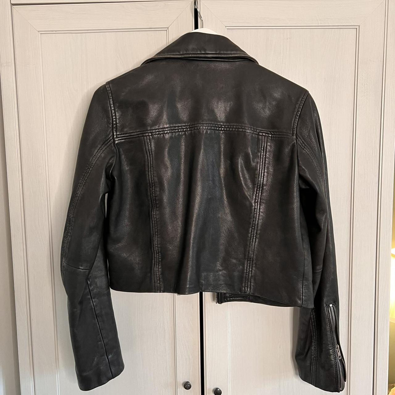 Topshop real leather jacket RRP £160 - Depop