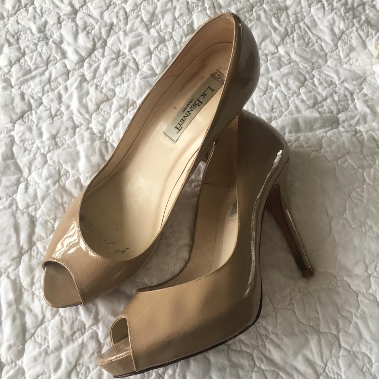 Lk bennett sales peep toe shoes