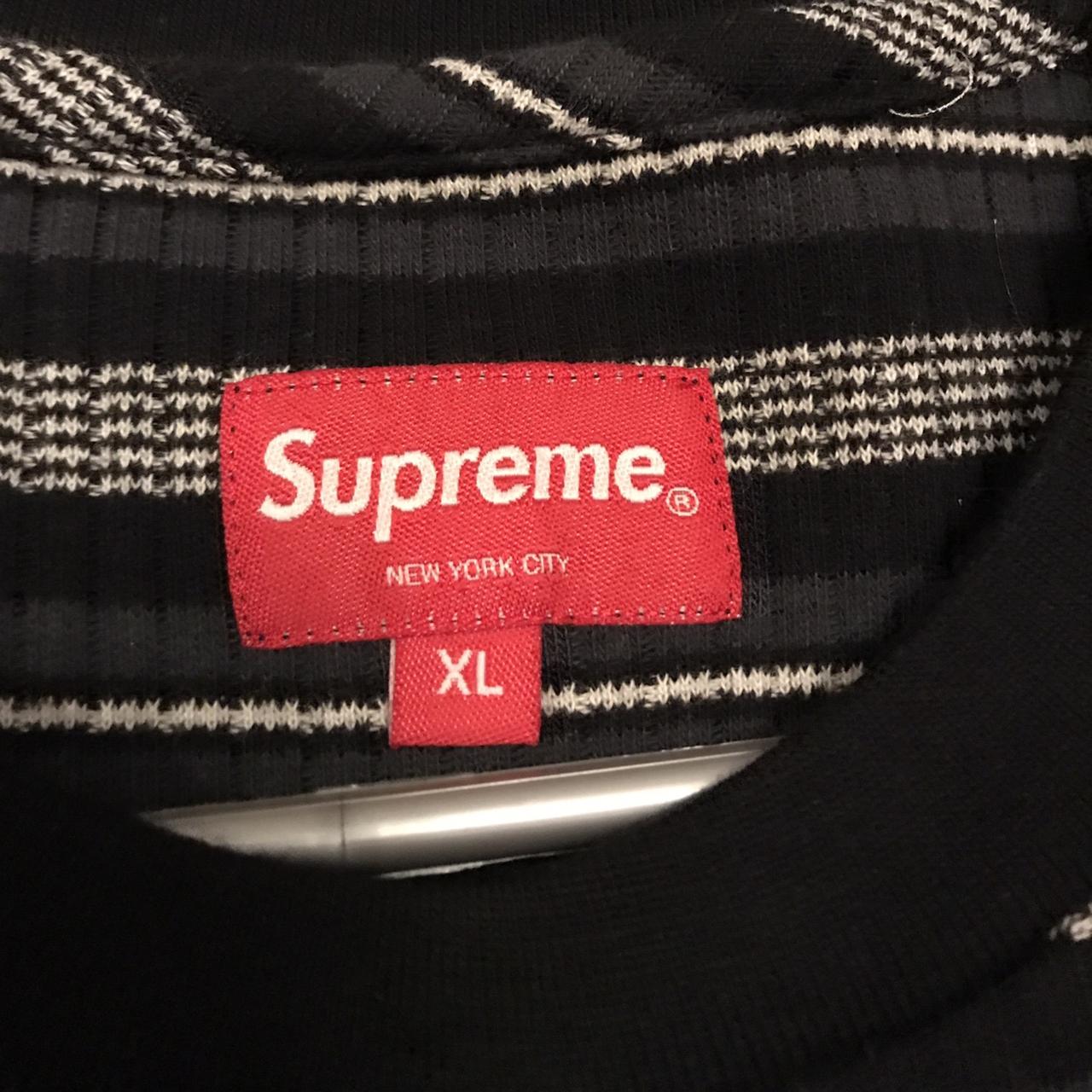 Supreme striped sweater. 9.5/10. - Depop