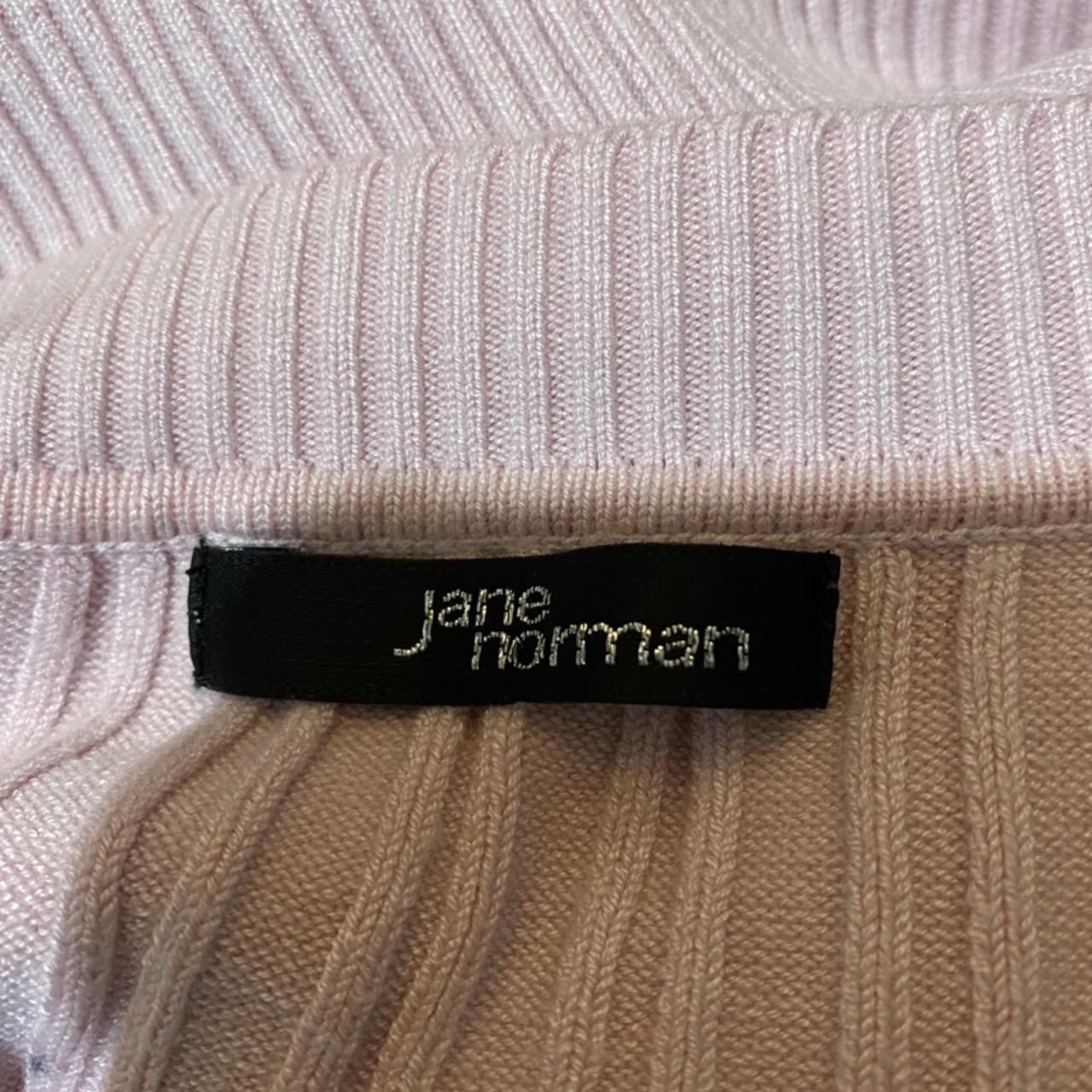 gorgeous thrifted jane norman baby pink cable... - Depop