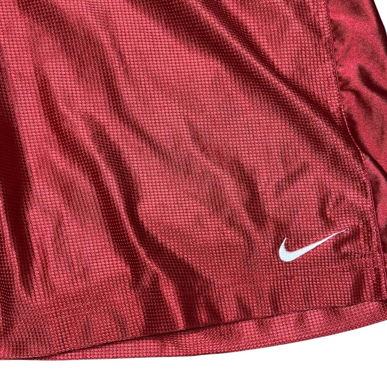mens red nike basketball shorts