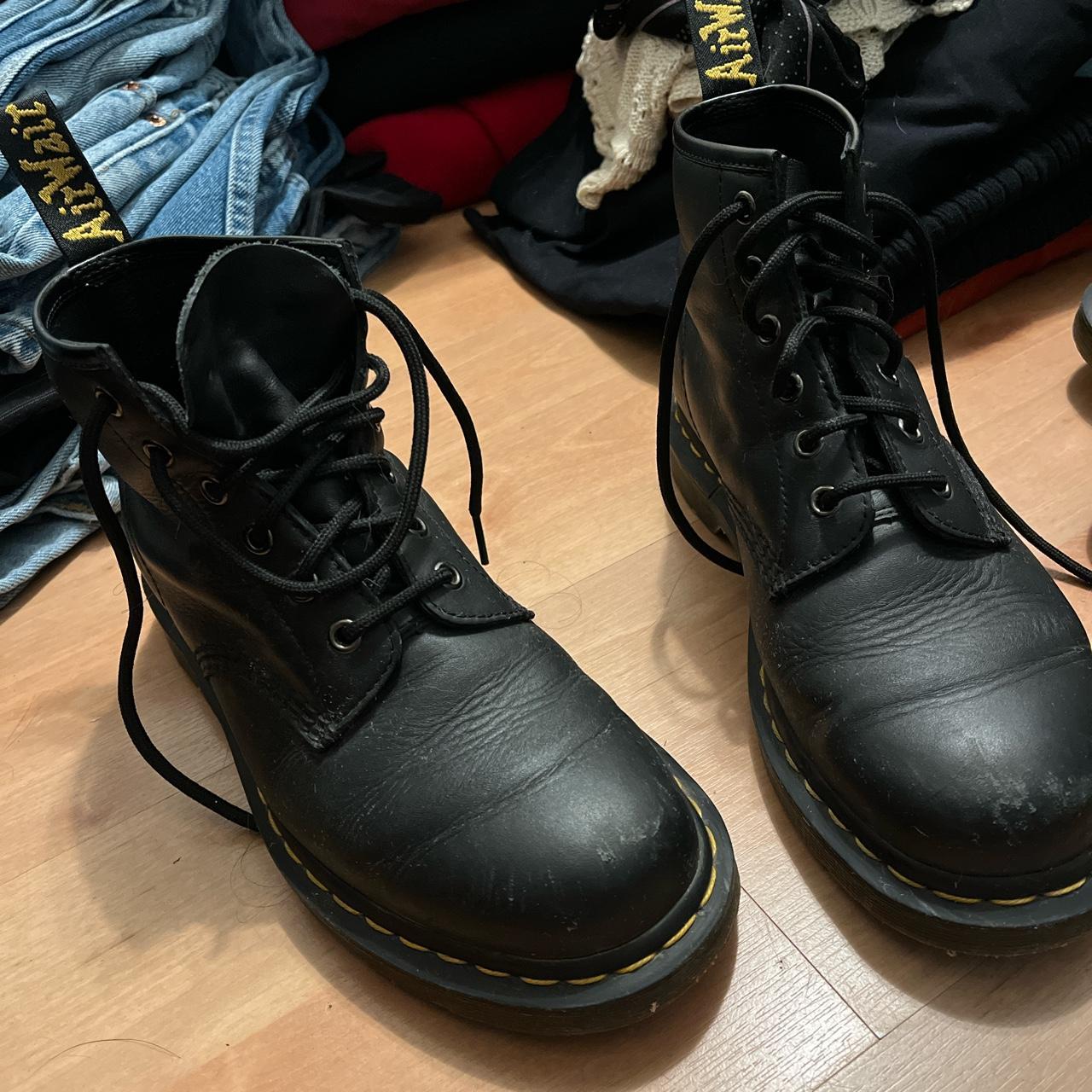 Stivali Dr. Martens 6 Eye Boot - Nero Pelle Unisex Taglia 41 EU