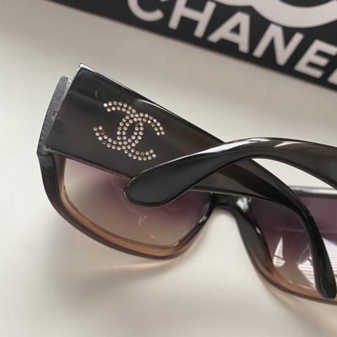 Vintage Chanel sunglasses , 90s aesthetic , Too small