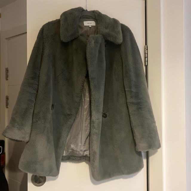 Reiss Lexington Faux Fur Jacket Grey Size Depop Reiss Lexington Faux Fur Jacket Grey, Reiss Lexington Faux Fur Coat