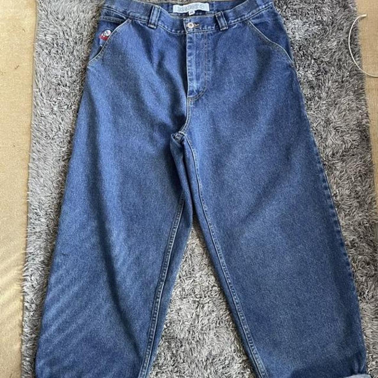 Big boy polar blue carpenter jeans (fixed... - Depop