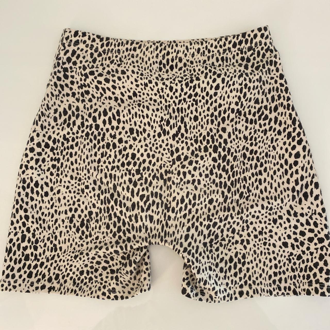 Brandy Melville leopard cheetah biker shorts