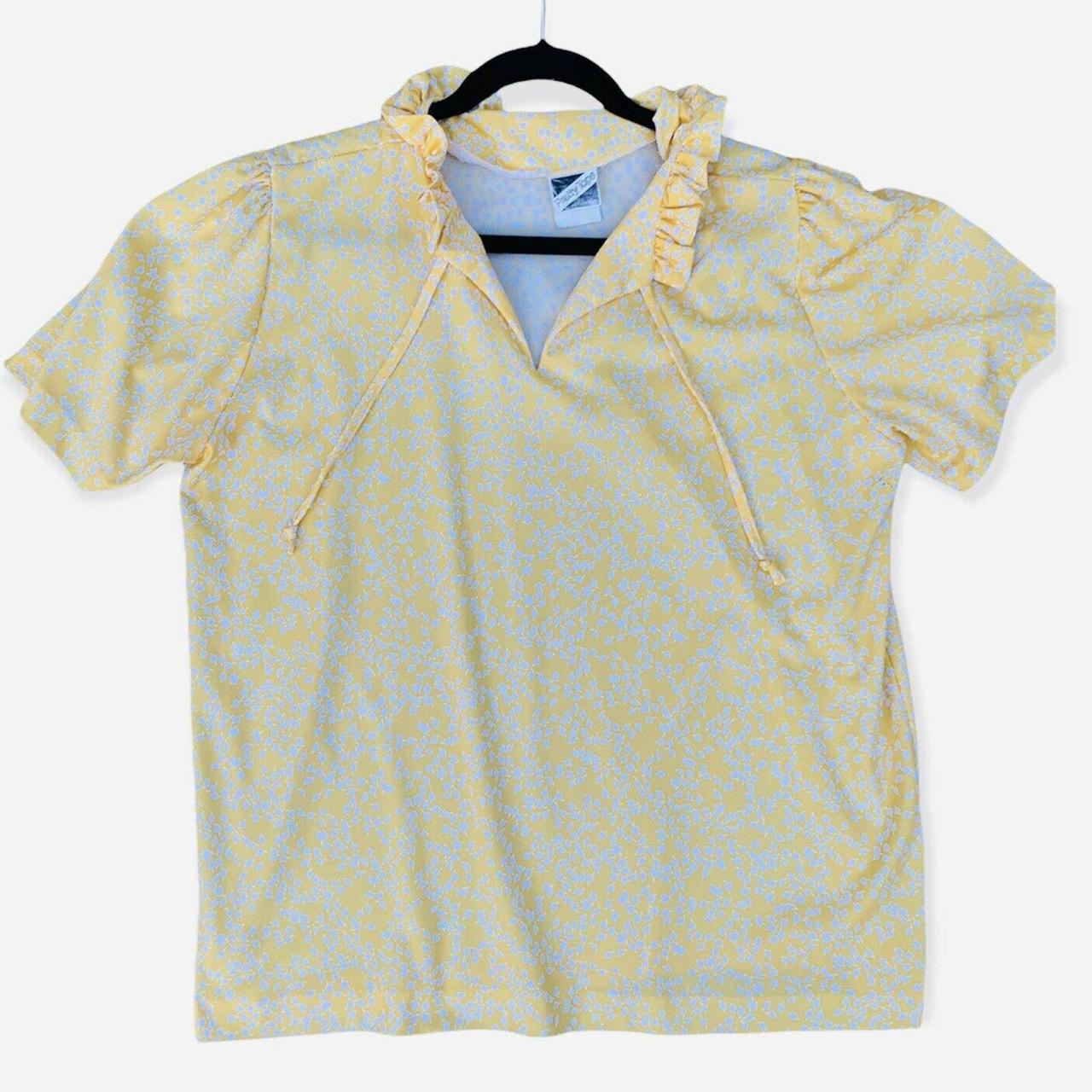 Product Image 2 - Vintage Yellow top with white