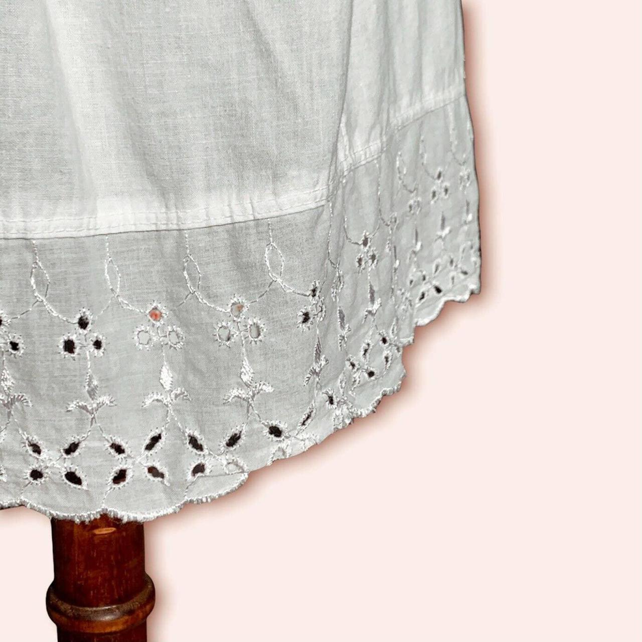 Product Image 4 - Vintage Eyelet Slip Skirt White