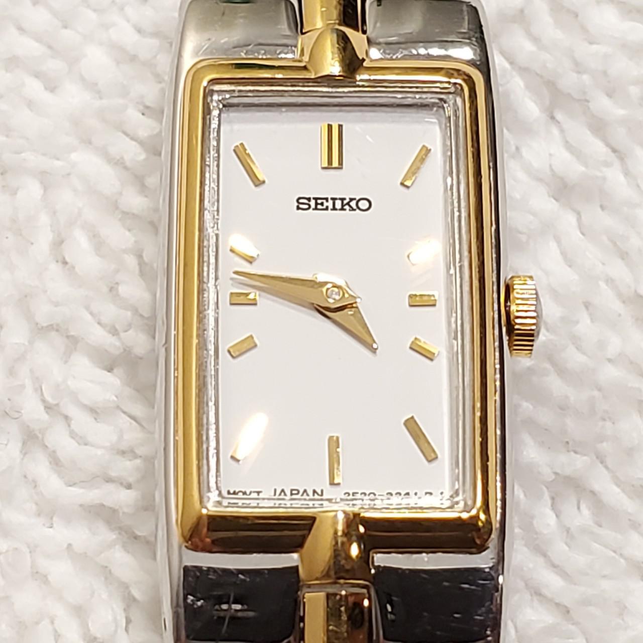 Seiko Women's Silver and Gold Watch