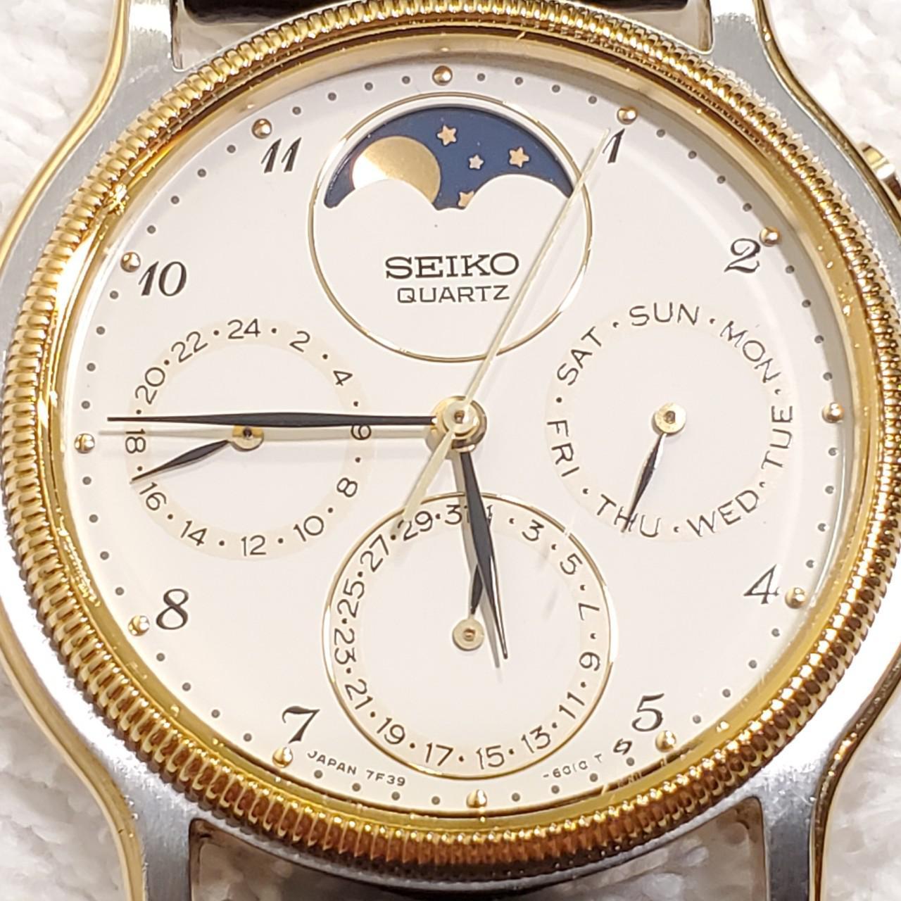 Product Image 1 - Vintage #Seiko #Moonphase Day Date