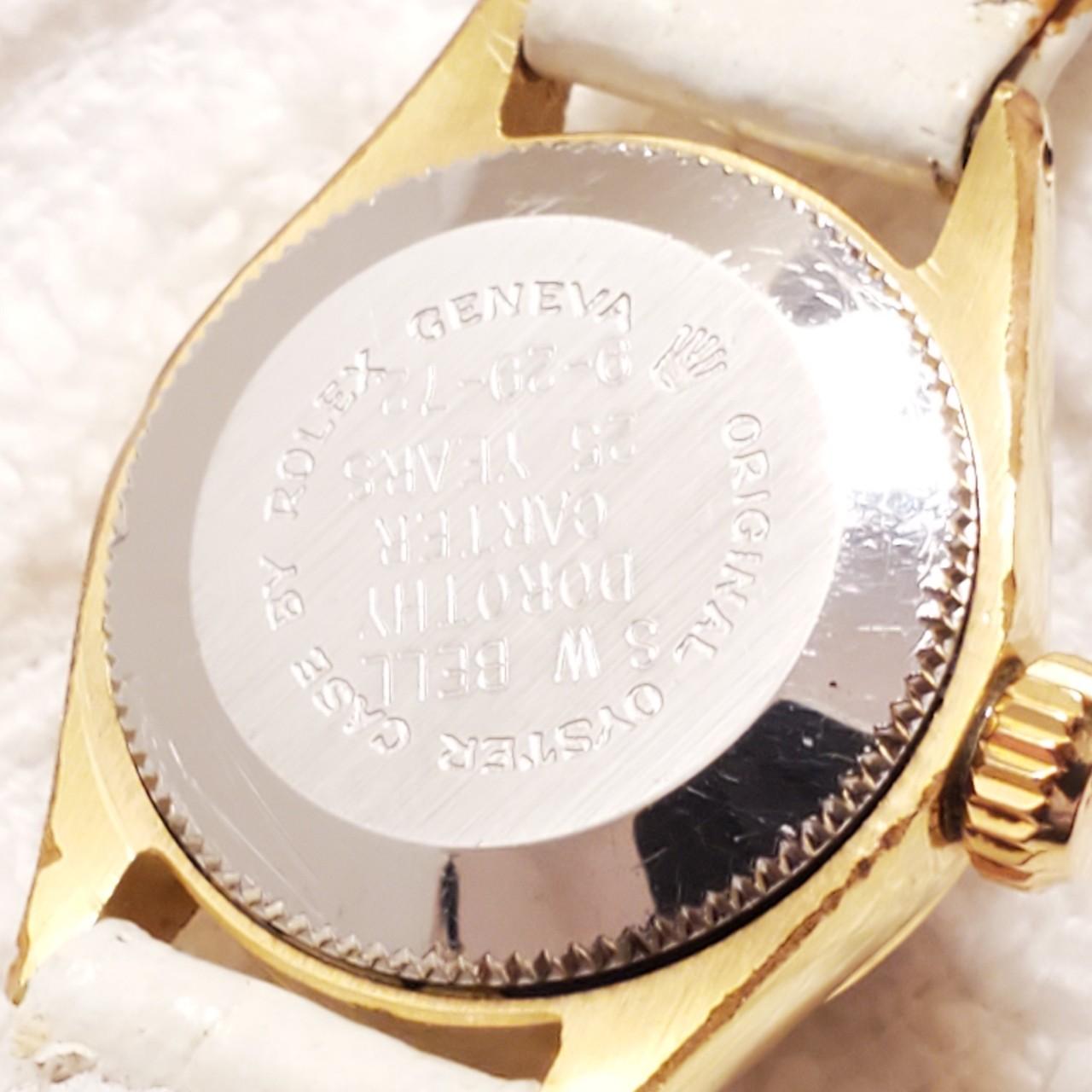 Rolex Women's White and Gold Watch (4)